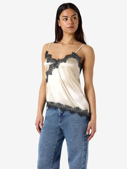 NMSOFIE S/L SATIN TOP