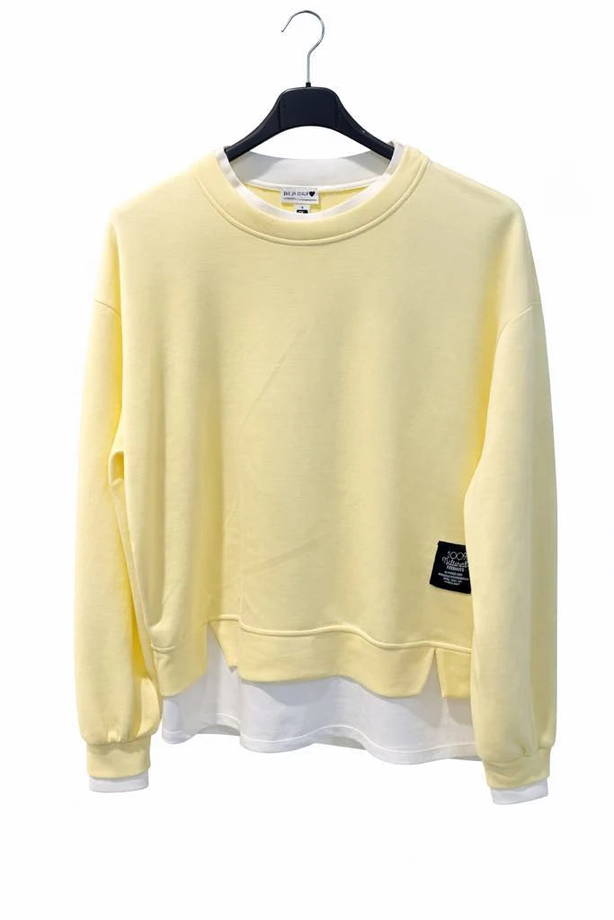 Sweatshirt m. t-shirt kanter