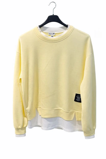 Sweatshirt m. t-shirt kanter