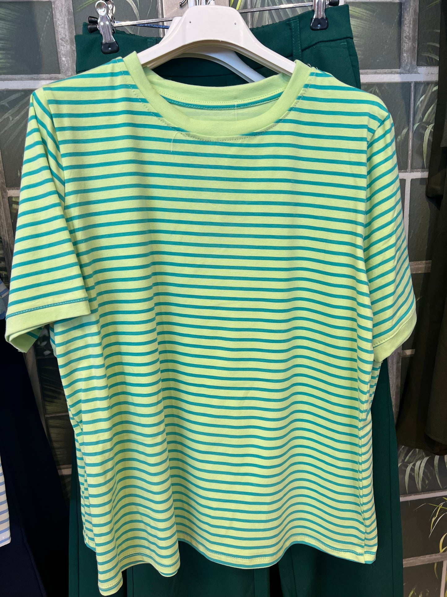Stribet T-Shirt,