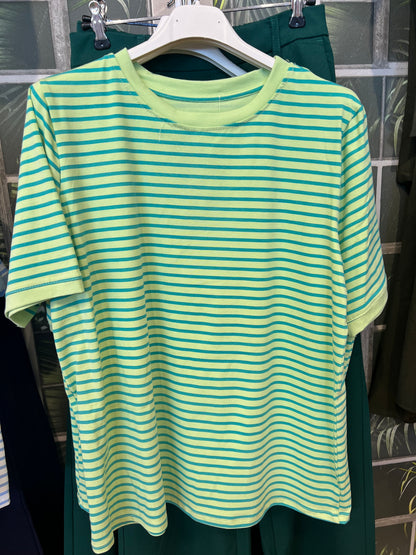 Stribet T-Shirt,