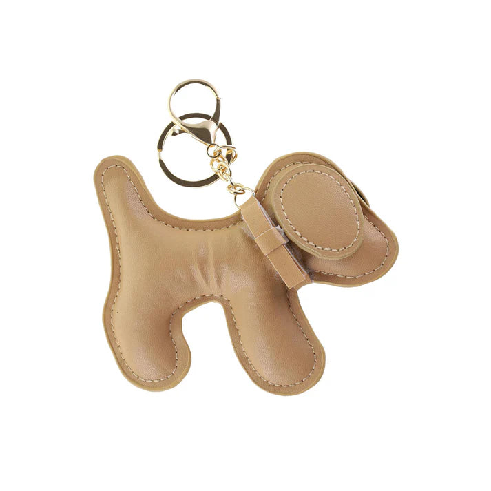 HUND NØGLERING - KARAMEL
