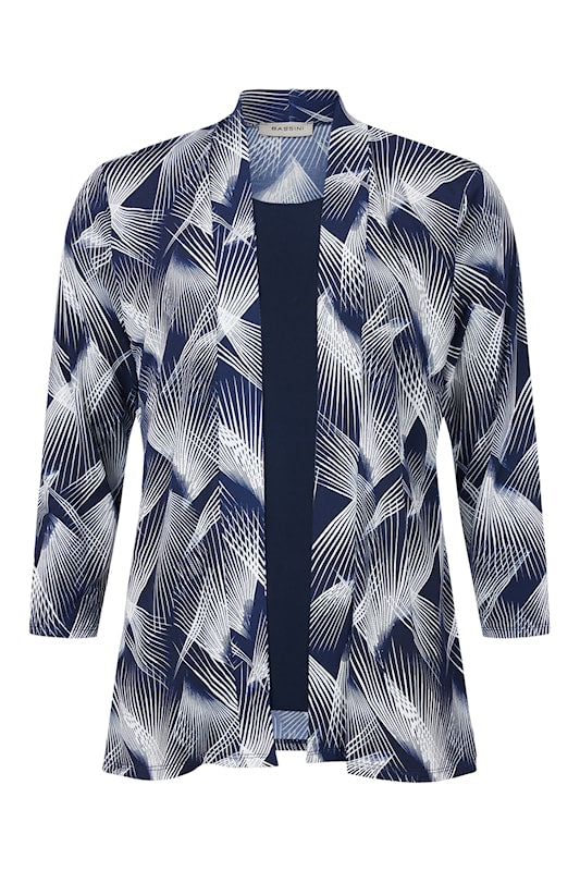 BASSINI BLUSE3/4 NAVY