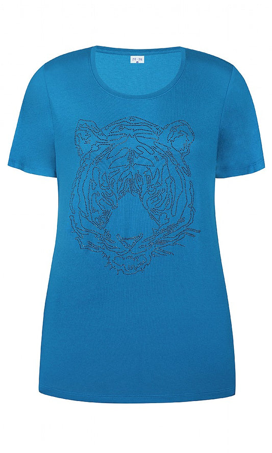 Ramona 376 - T-shirt TEAL BLUE