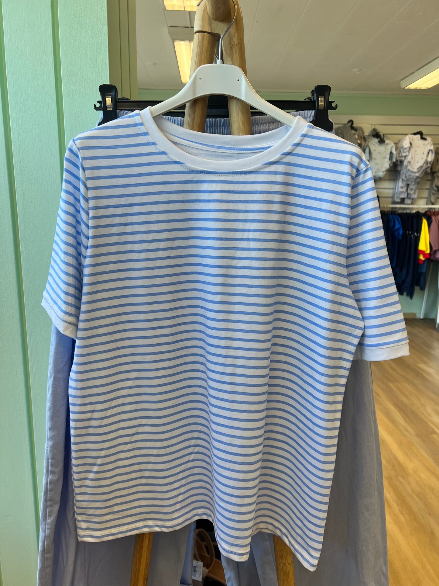 Stribet T-Shirt,