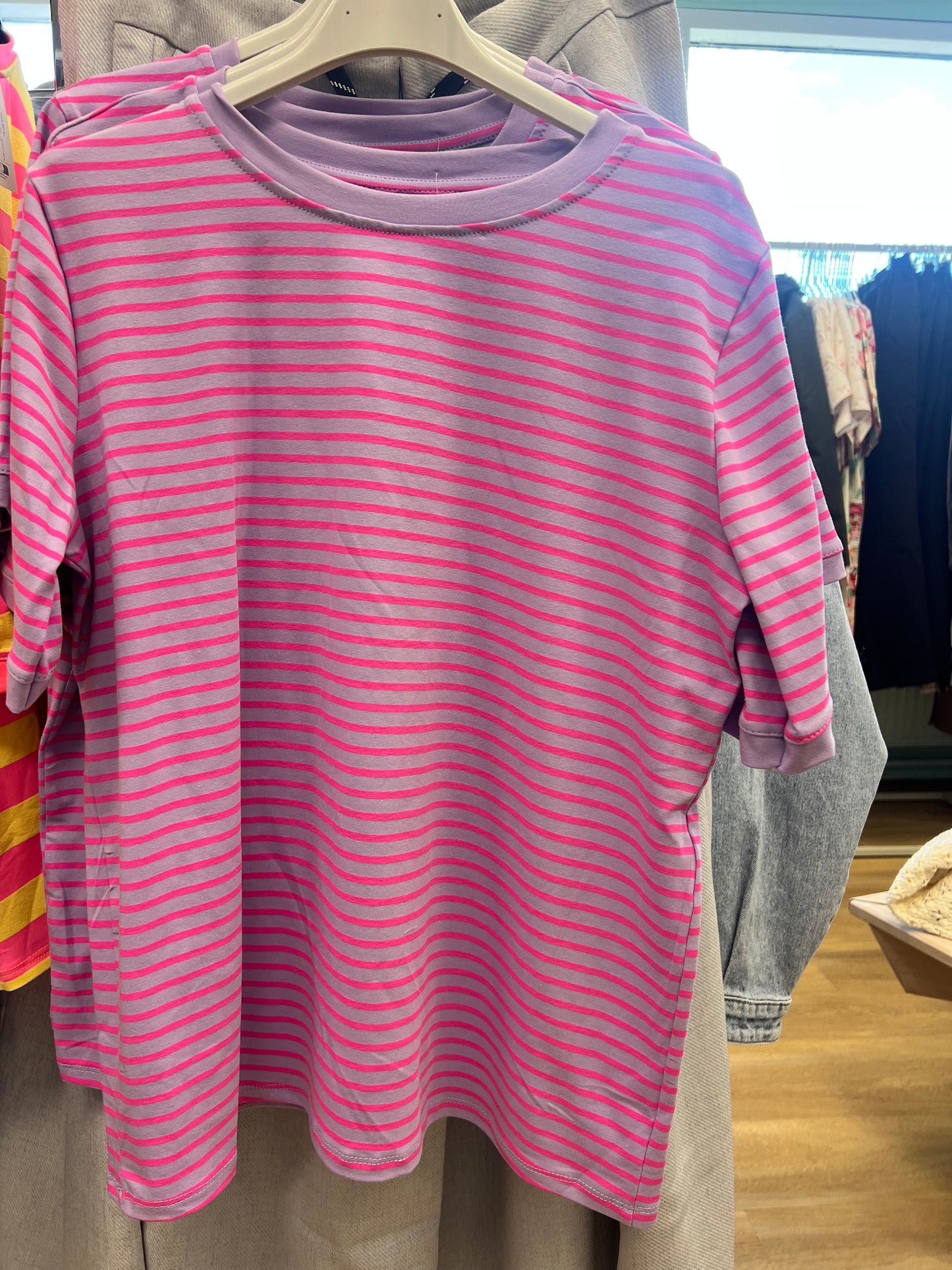 Stribet T-Shirt,