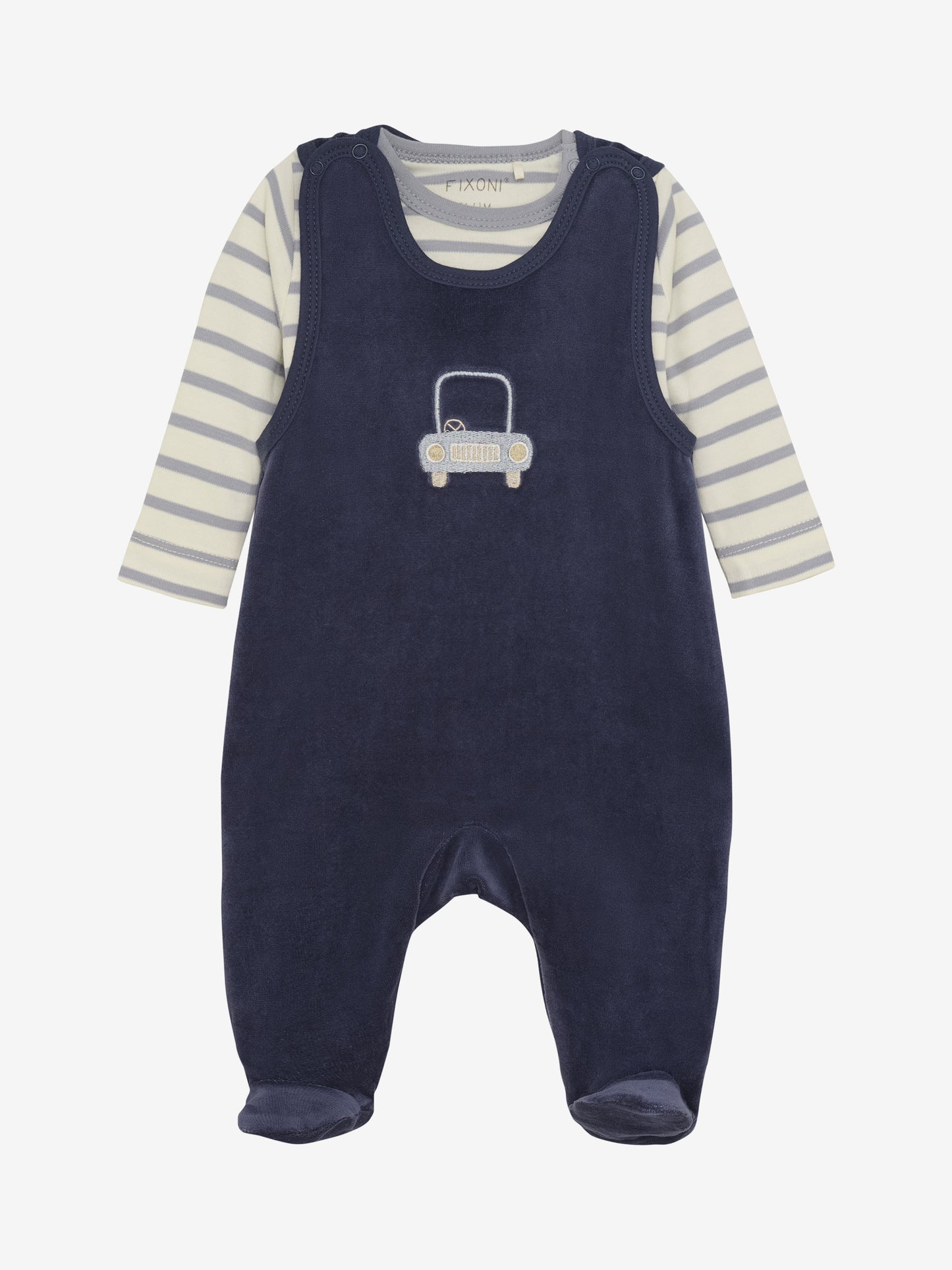 Body LS w.Velour Romper