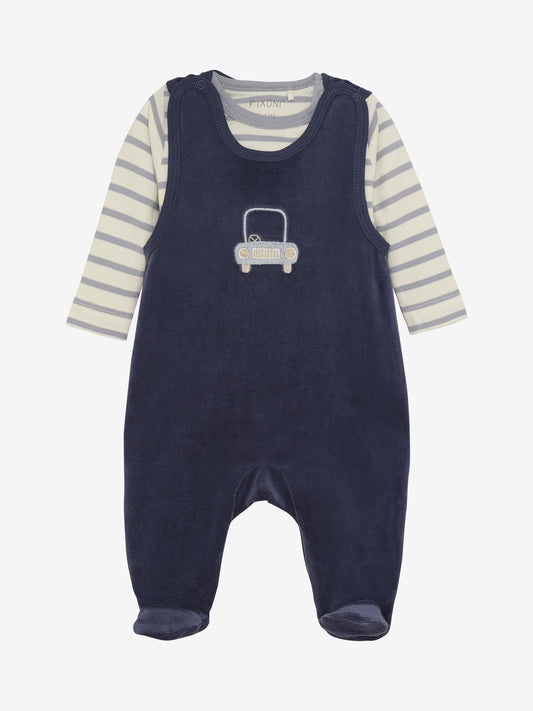 Body LS w.Velour Romper