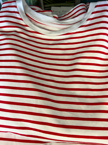 Stribet T-Shirt,