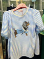 T-shirt m/ gravhund,