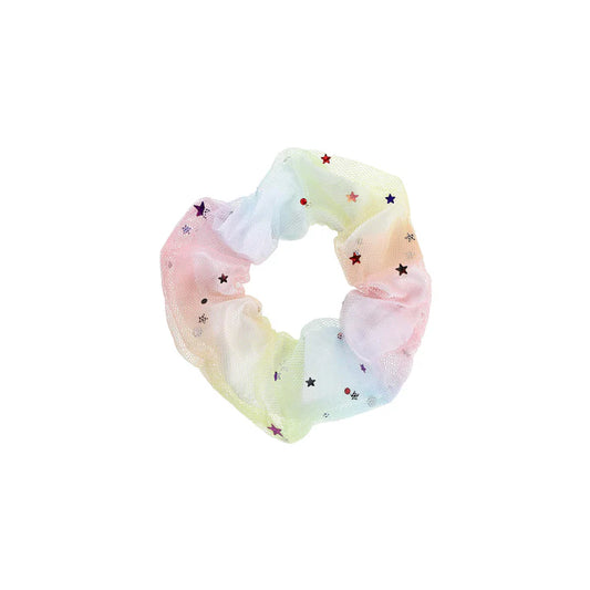 KATINKA SCRUNCHIE - MULTI/REGNBUE