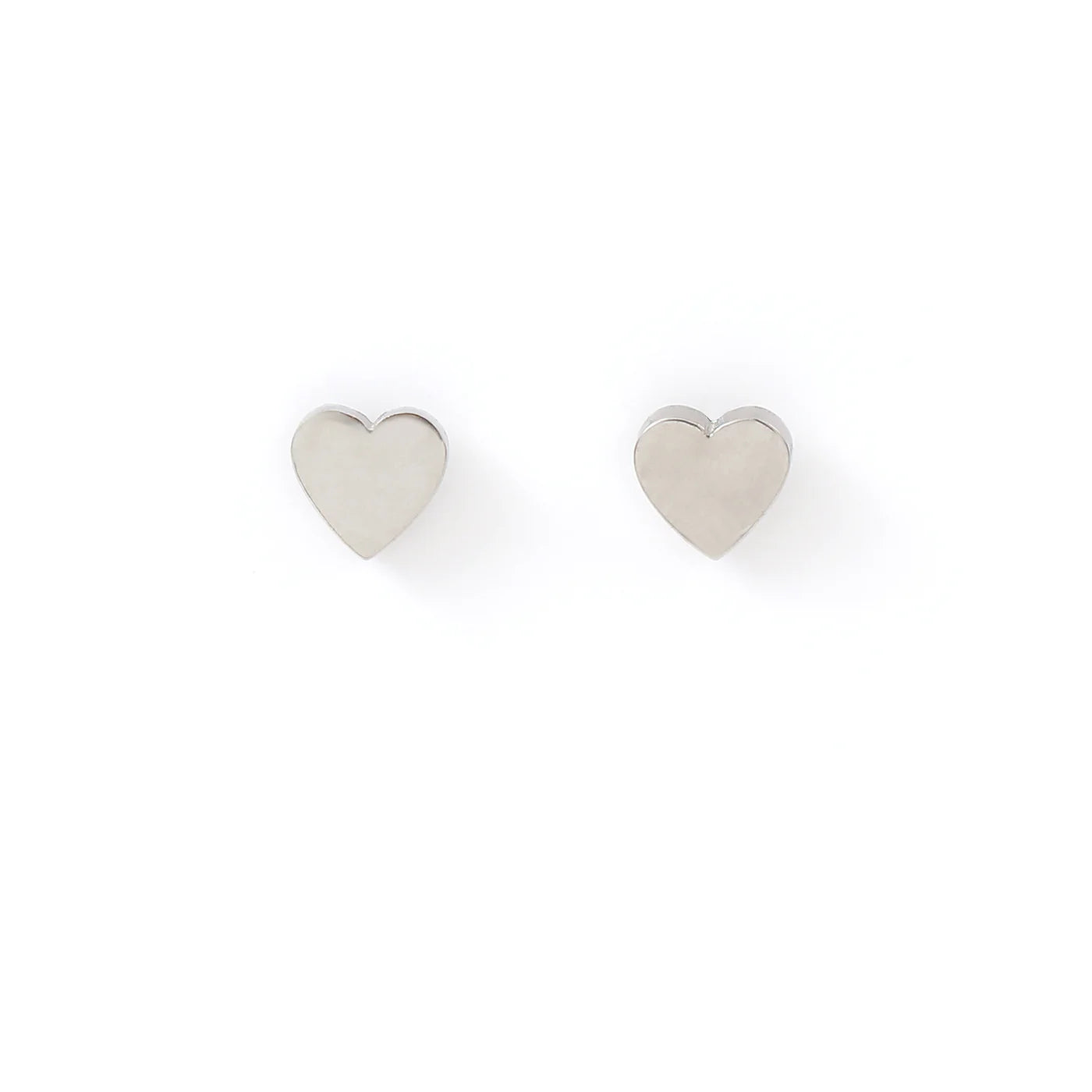 Stina - Small Heart Stud Earrings Stainless Steel
