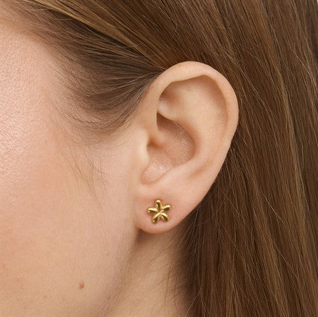 Lupine - Flower Stud Earrings Stainless Steel