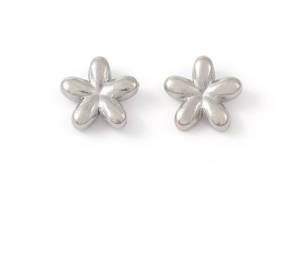 Lupine - Flower Stud Earrings Stainless Steel