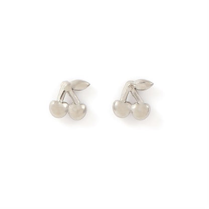 Amour - Cherry Stud Earrings Stainless Steel