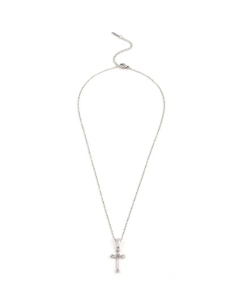 Isabel - Dangling Cross Necklace Stainless Steel