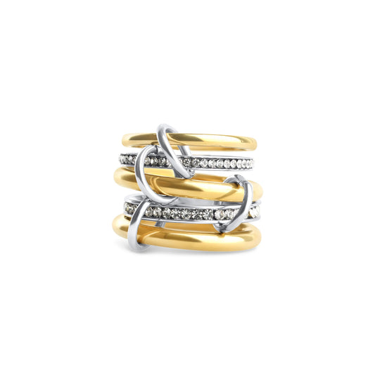 K r i s t i n a - Stacked Ring Luxe Stainless Steel