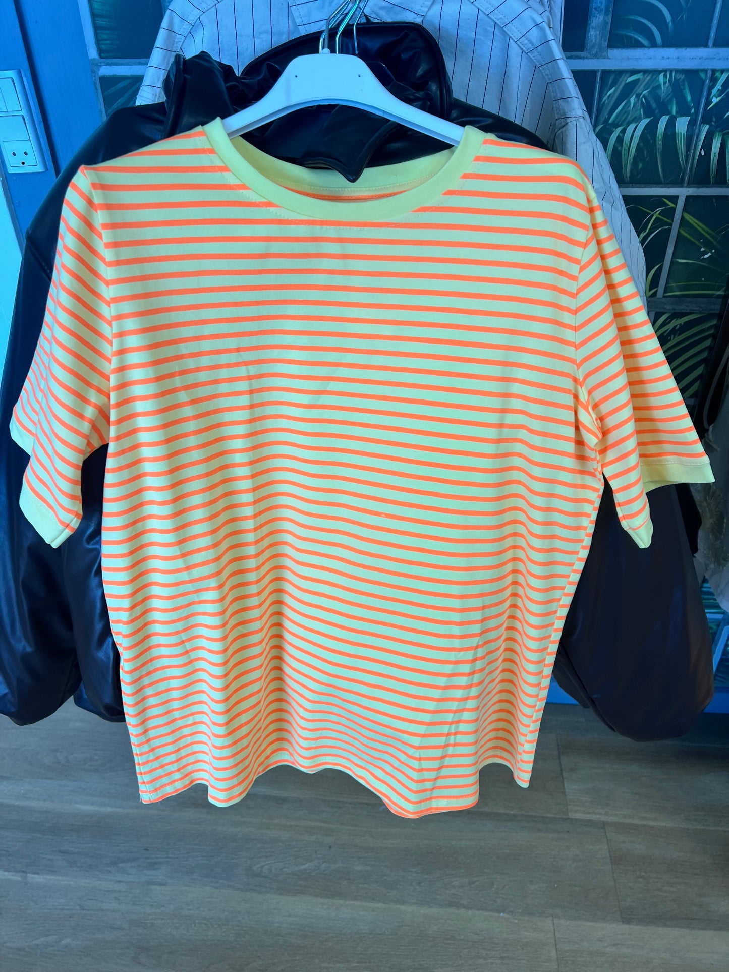 Stribet T-Shirt,