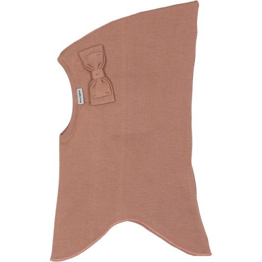 Cotton Balaclava with Bow - Double