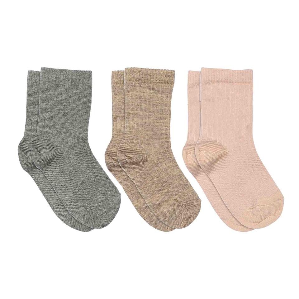 Cotton Rib socks - 3-pack