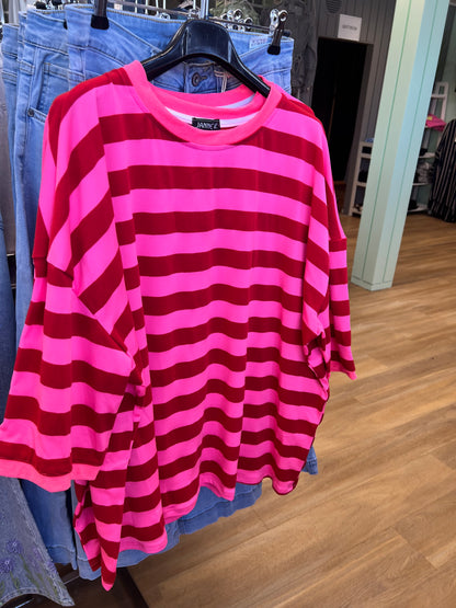 Stribet t-shirt