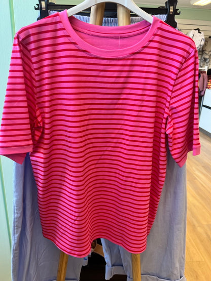 Stribet T-Shirt,