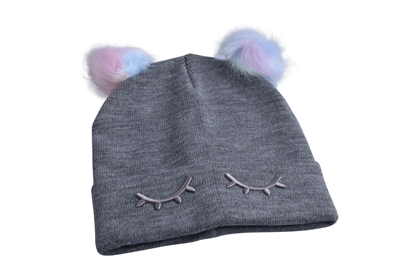 Beanies Knitted Hat WEyes GREY