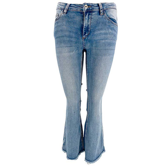 Jeans med Rå Botcut