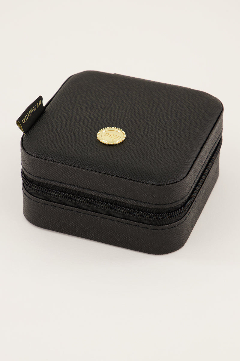 Small black jewellery case