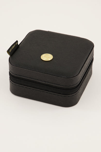 Small black jewellery case