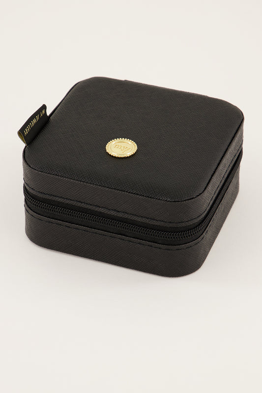 Small black jewellery case