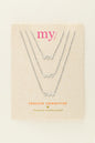 Necklace set 3 hearts