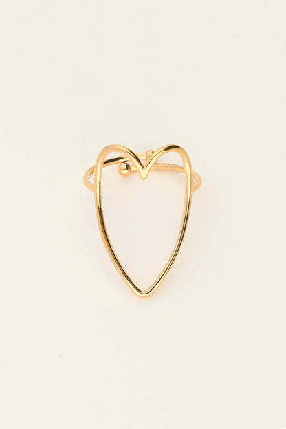 Ring open heart