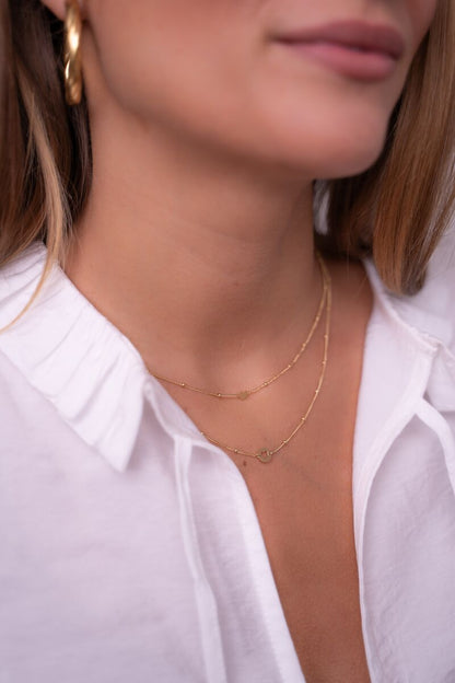 Mother & daughter necklace