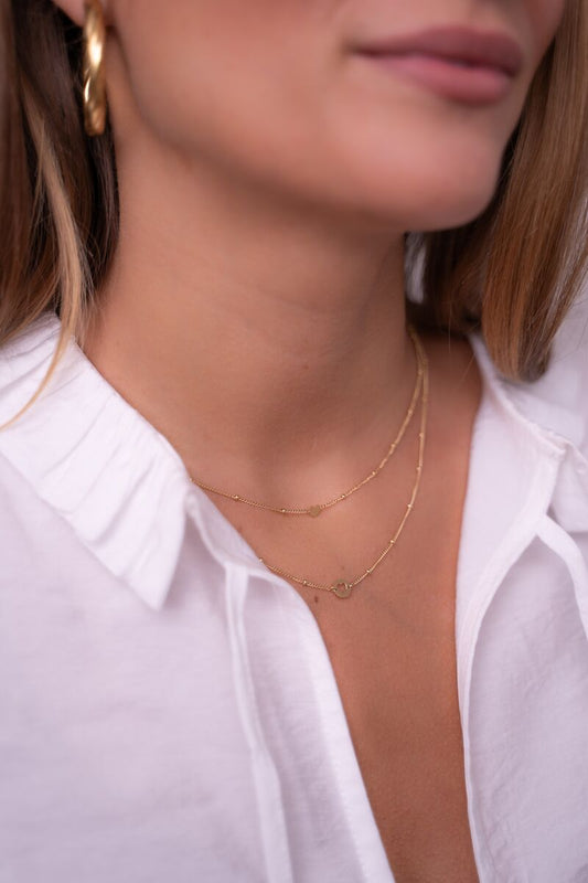 Mother & daughter necklace