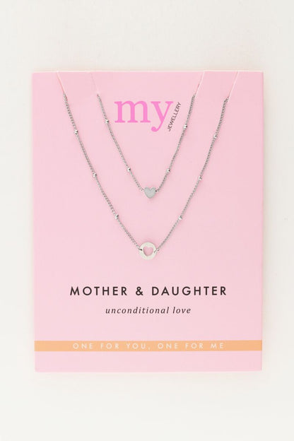 Mother & daughter necklace