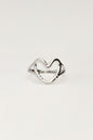 Statement ring with open heart