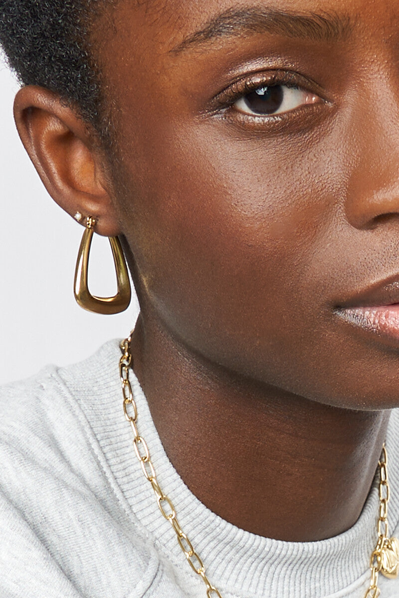 Earring triangle small