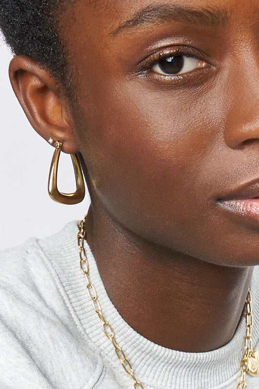 Earring triangle small