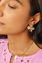 Earrings stud flower beads