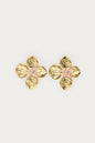Earrings stud flower beads