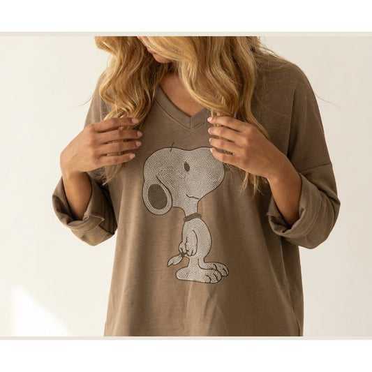 SNOOPY DIAMOND BLOUSE