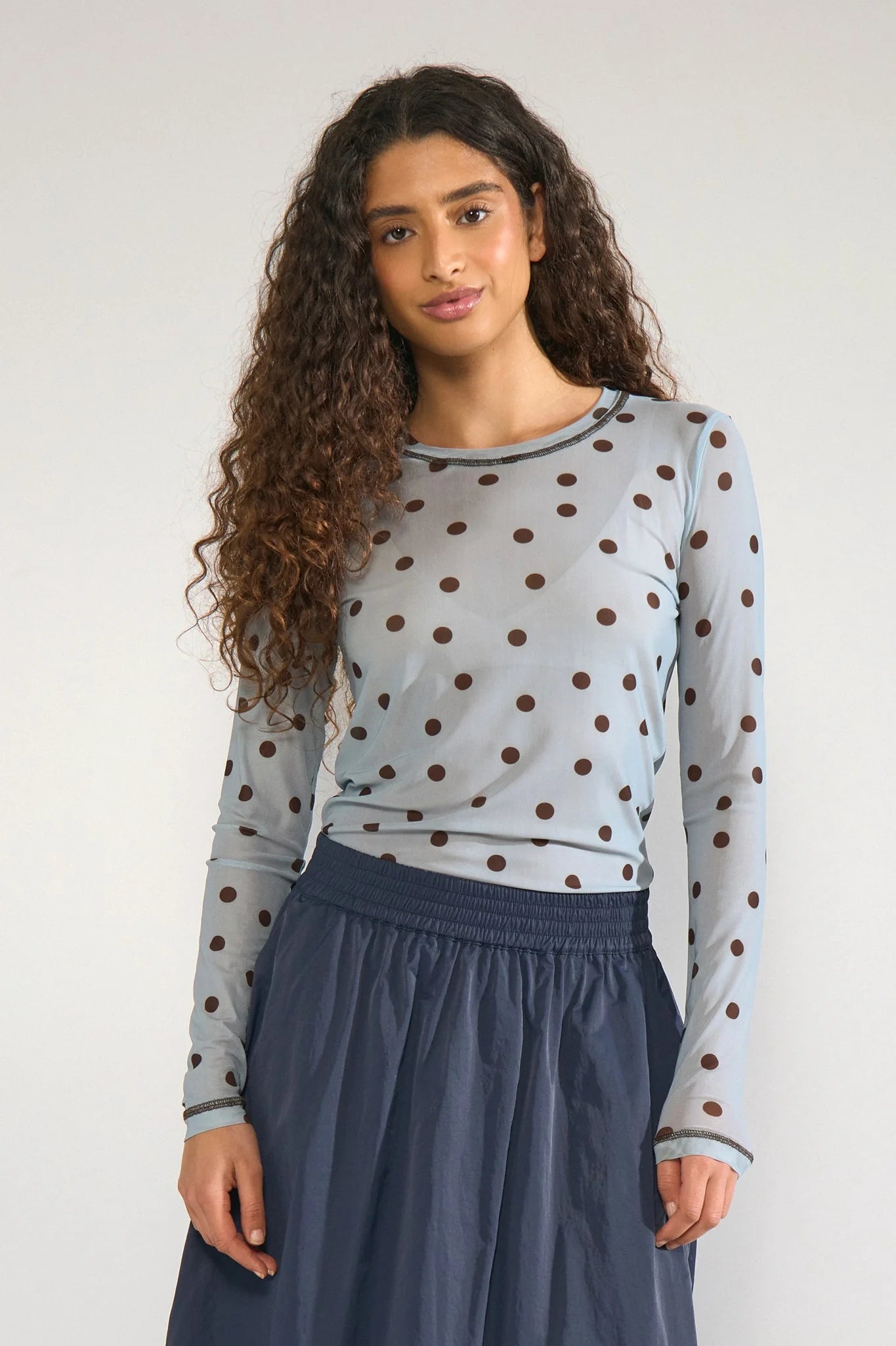 NUSINE MESH BLOUSE