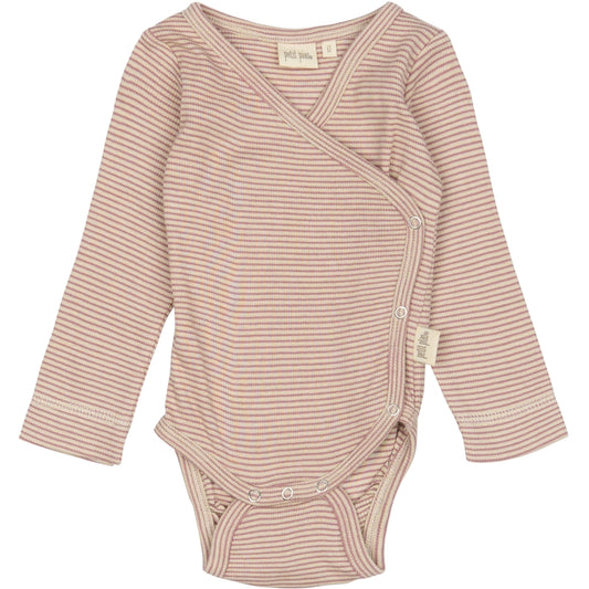 PPDian Body L/S fold over stripe NB NOOS