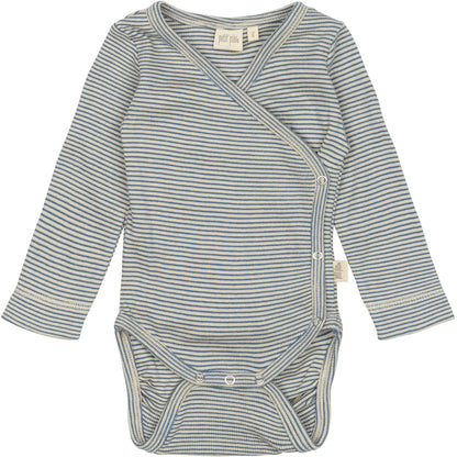 PPDian Body L/S fold over stripe NB NOOS
