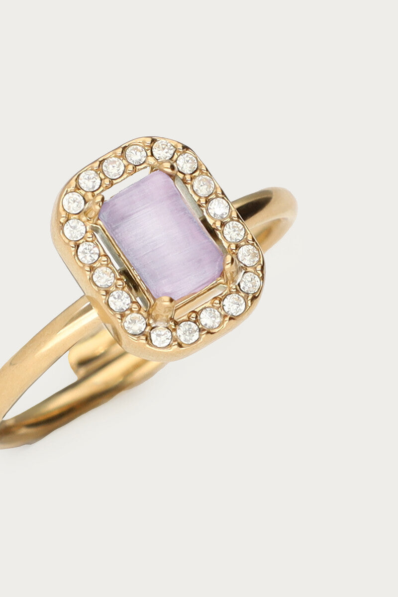 Ring vintage square gold