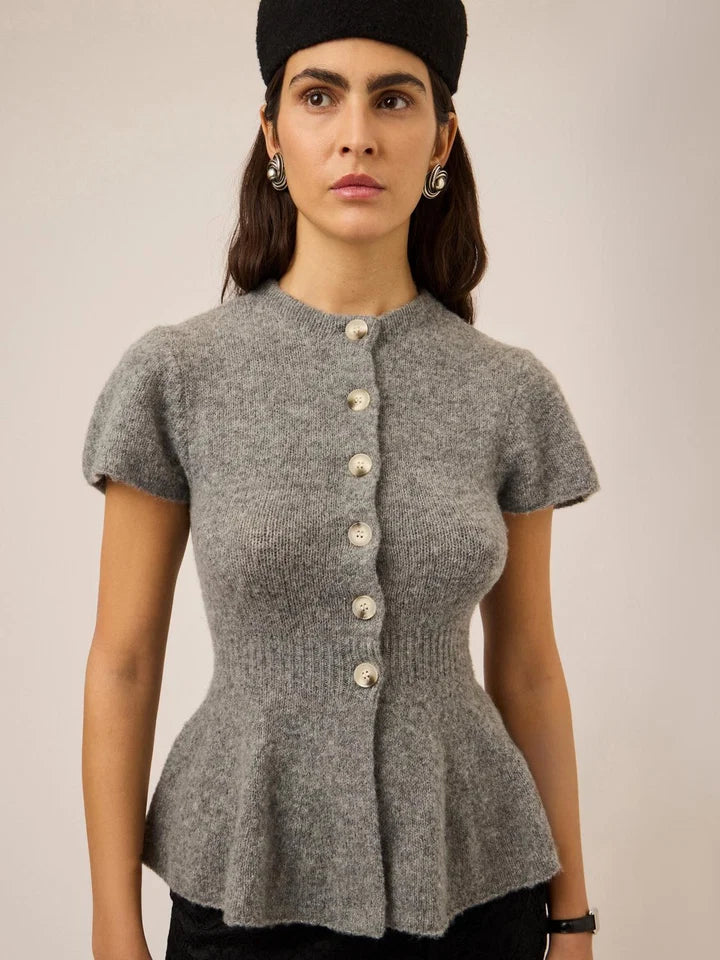 YASENYA SS KNIT CARDIGAN