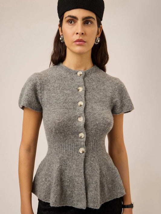 YASENYA SS KNIT CARDIGAN