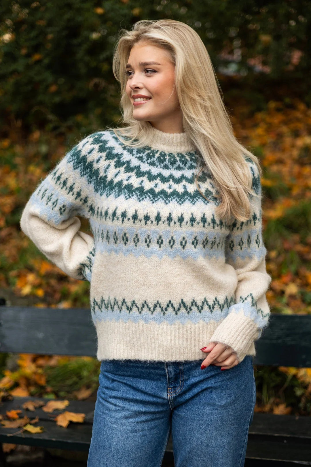 YASLATTE LS KNIT PULLOVER