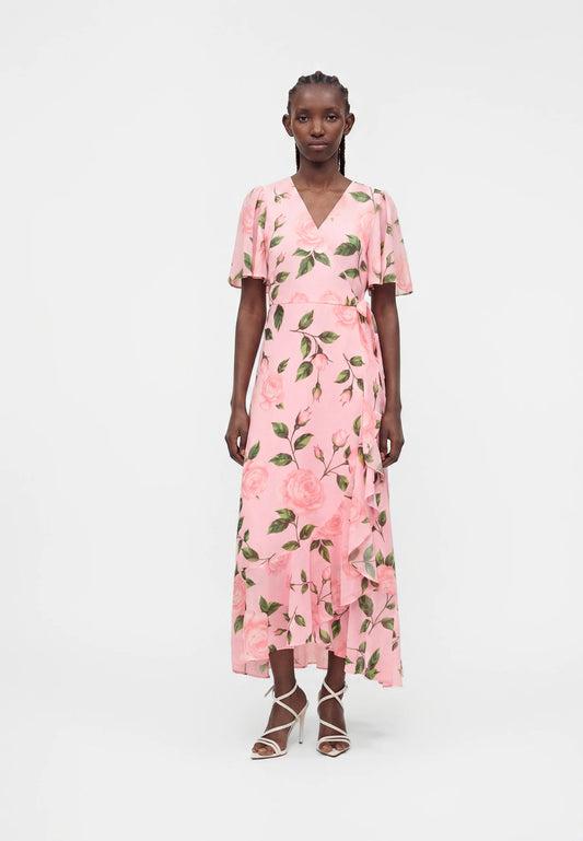 YASVENEDA SS MAXI WRAP DRESS